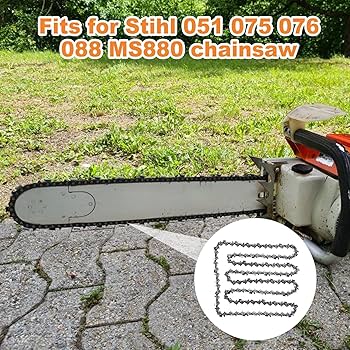Amazon.com: AAAQQ 42 Inch Chainsaw Chain .404'' .063'' 122DL